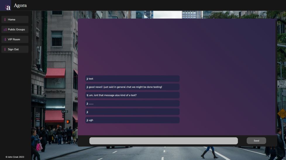 Project: Agora Website